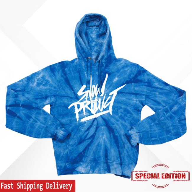 Official SnowThaProduct Clothing Merch Every Day Days Snow Tha Product Tie Dye Sweatshirt Blue Everydaydays