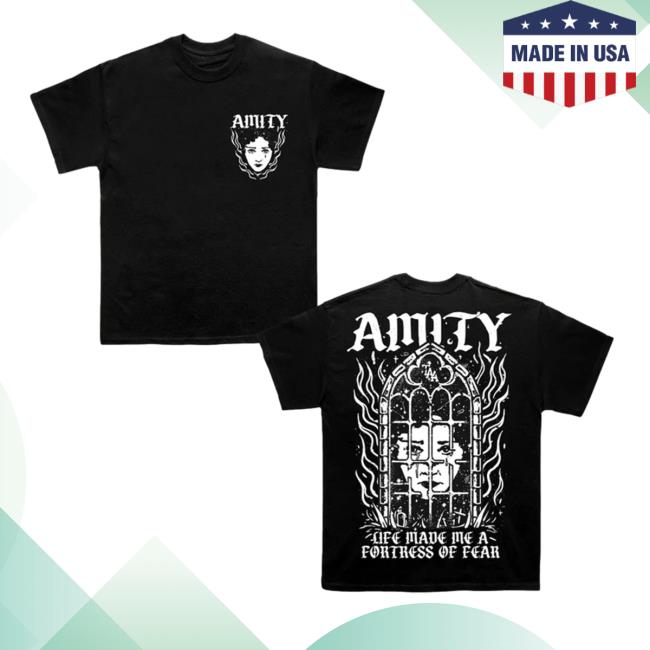 Official Maniacs Store The Amity Affliction Fortress Of Fear Hot Shirt