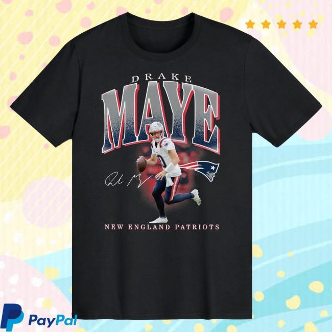 Fanatics Drake Maye NFL Football NFL Super Bowl LX Big Tall Shirt New England Patriots Big Tall NFL Football NFL Drake Maye Tee