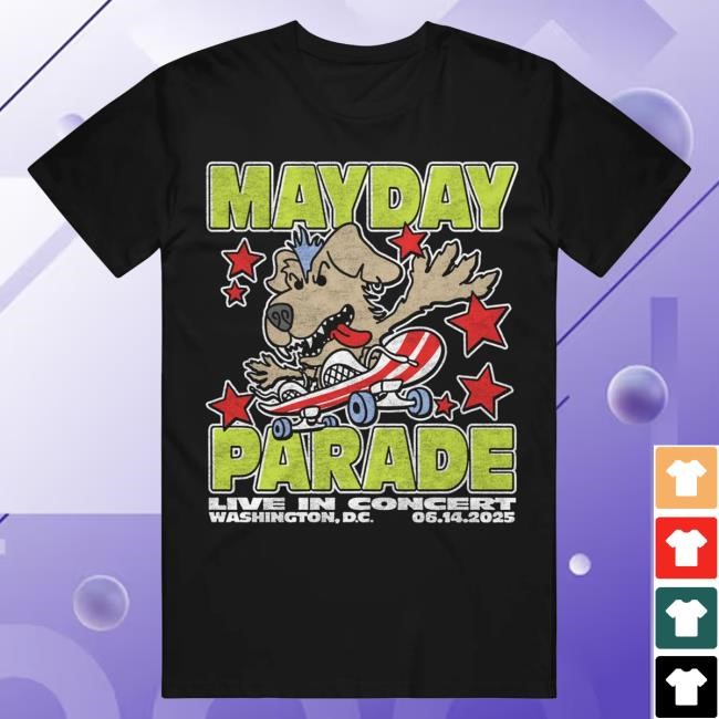 Official Mayday Parade Live In D.C. - Black Tshirt