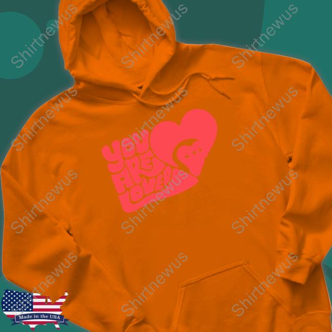 Pudgy Penguins Merch You Are Loved Hoodie Pudgypenguins