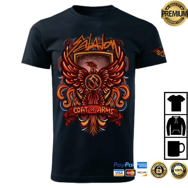 Official Sabaton Merch Store Sabaton Coat Of Arms Special Edition Shirt 2024 Sabaton Shop