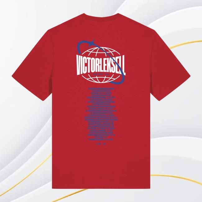 Victor Leksell Official Merch Store Tour New Shirt Red Victor Leksell Clothing Shop