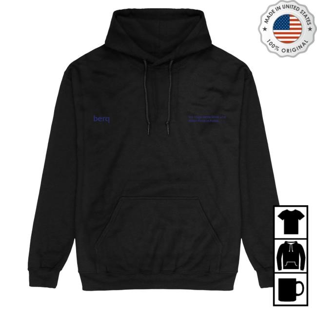 Zitat Hoodie Sweatshirt Berq Merch
