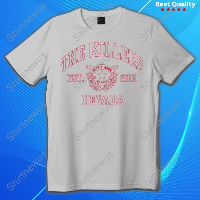 Official The Killers Merch Est 2001 Nevada Sweatshirt
