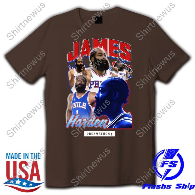 Dreamathon Merch Quez Watkins Eagles Nation Sixers Nation 1 Philly Dreams James Harden Shirt