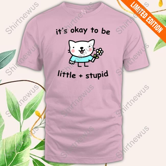 Official Stinky Katie Merch It's Okay To Be Little And Stupid Tee Shirt