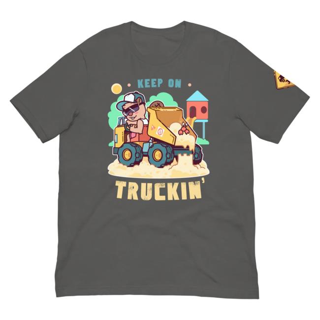 Official Pretend Again Keep on Truckin' T-Shirt Grey (OwO / Oh Woah Shirt)