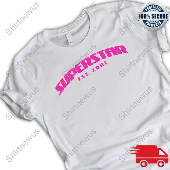Official Superstar Est 2001 Pink Tee Shirt