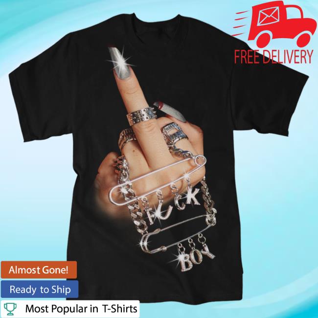 Official Dixie D'amelio Merch Shop Dixie F*Ck Boy Big Middle Finger Tee Shirt