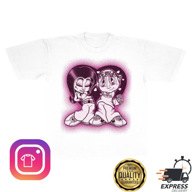 Official SlumpedBoyz Pink V Day Sweatshirts Slumped Boyz