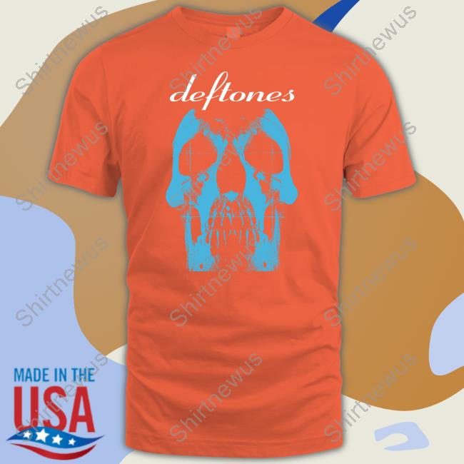 Deftones Split Skull Logo T Shirt