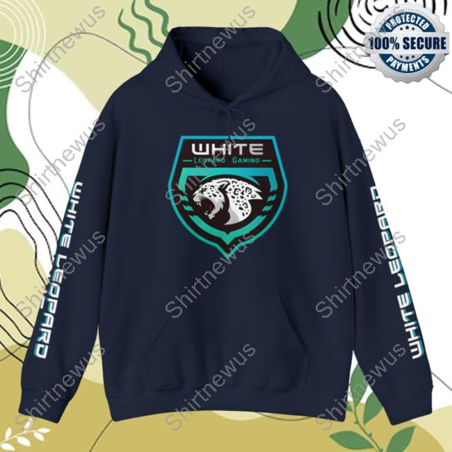 Official Soar Dogg White Leopard Gaming Hoody Navy