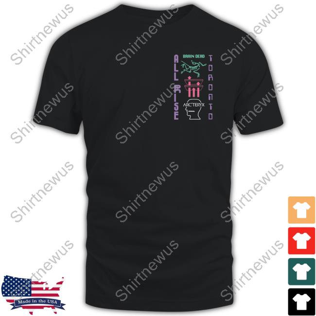 Official Brain Dead Store Merch Shop All Rise Toronto T-Shirt