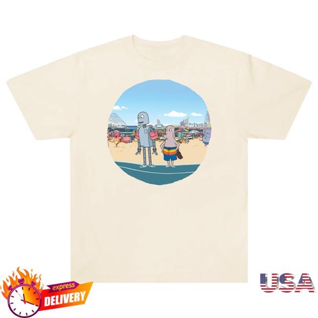 Official Longlegs Merch Robot Dreams Of The Beach Attractive Shirt Neon Rated