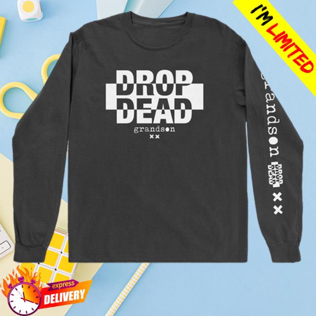 Grandson Merch Grandson Drop Dead Bar Hooded Sweatshirt