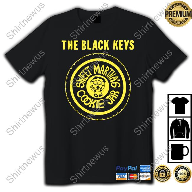 Official The Black Keys Sweet Martha’S Cookie Jar Shirt