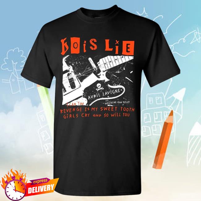 Official Avril Lavigne Merch Store Avril Lavigne Bois Lie T Shirt Avril Lavigne Clothing Shop AvrilLavigne