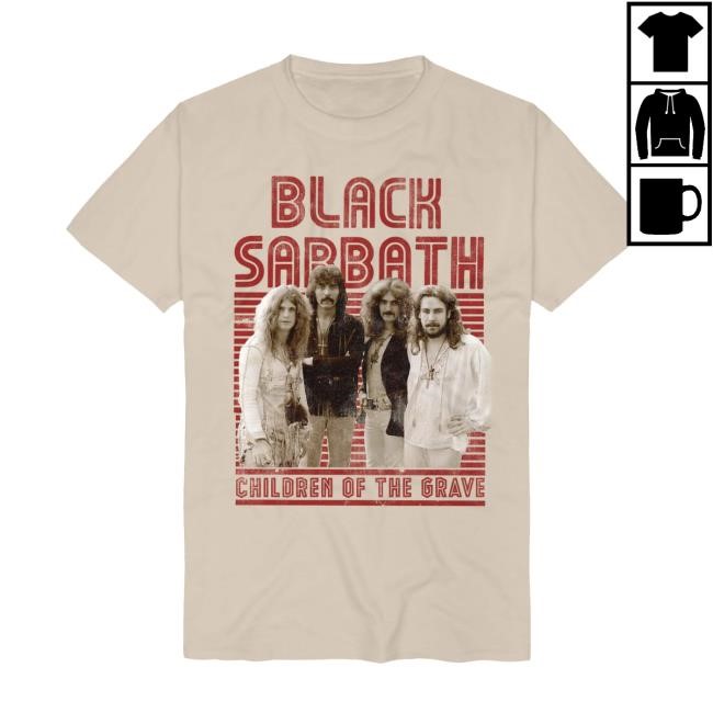 Black Sabbath Children Of The Grave Tee Shirt Black Sabbath Merch