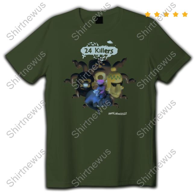 Official 24 Killers Item Label 2022 Shirt