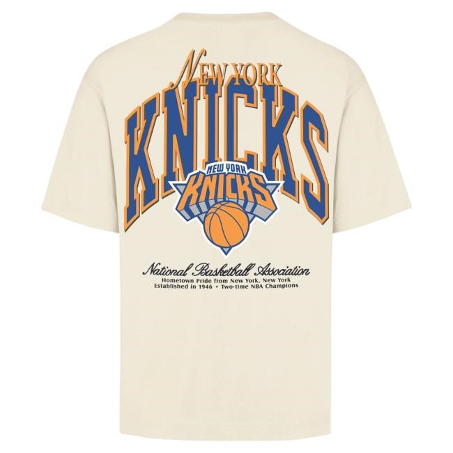 Official Madison Square Garden Merch New York Knicks '47 Brand Knicks Back Door Foundation Pocket Shirts MSG Shop