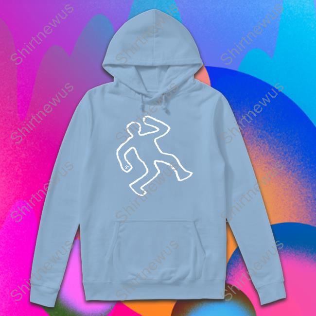 Patient Zero Chalk Outline Hoodie