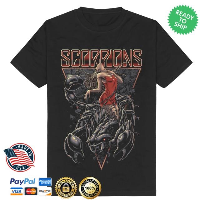 Official Scorpions Store Merch Hurricane T Shirt