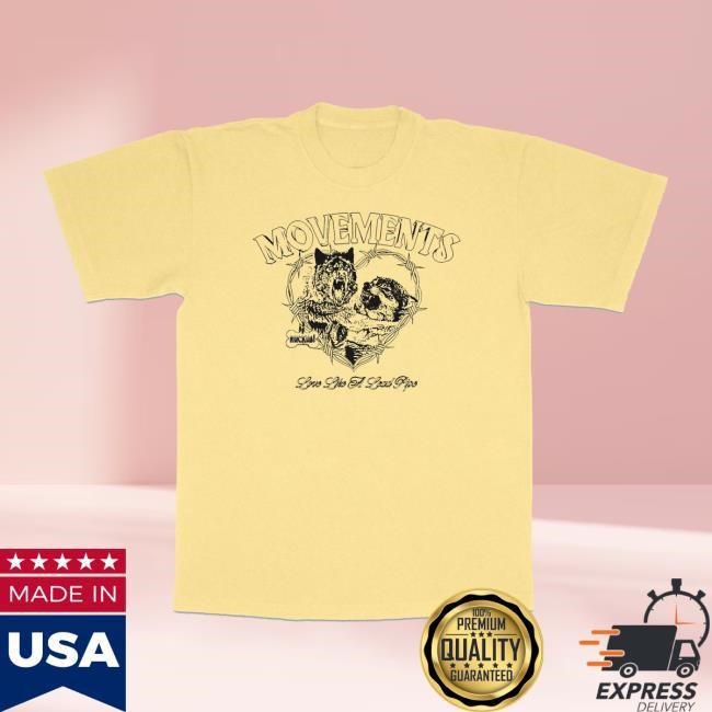 Lead Pipe Wolf New Tee Movements Merch Lead Pipe Wolf S/s Shirt Movements Merch