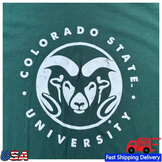 Official Vintage Y2k Colorado State University Rams Shirt - Colorado