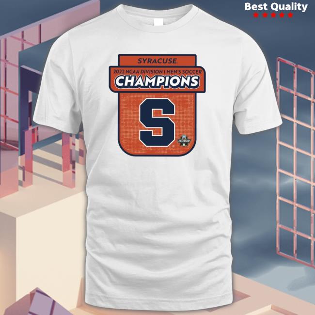 Syracuse 2022 NCAA Men’s Soccer Champions T-Shirt