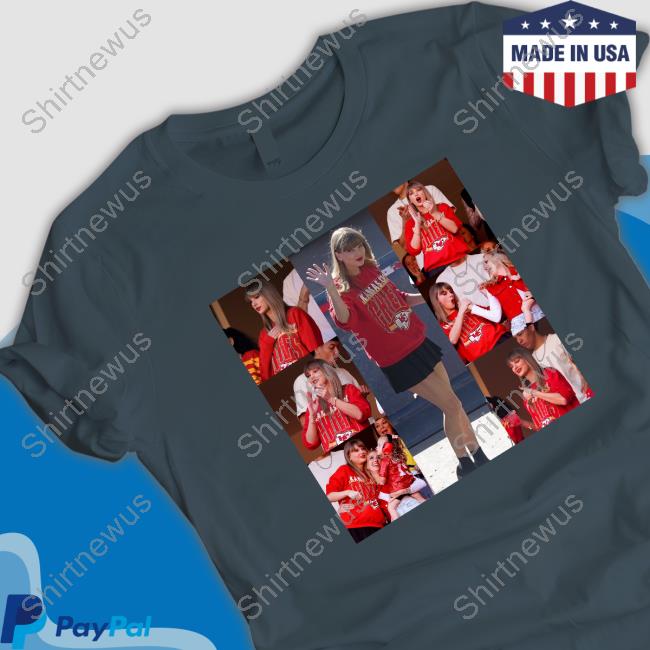Official Kansas City Chiefs Game Images Taylor Swift At The Kansas City T-Shirt