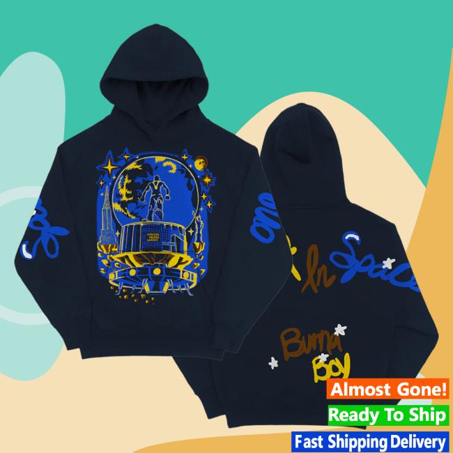 Official Burna Boy Merch Store Burna Boy One Night In Space Illustrated Sweaters Burnaboy