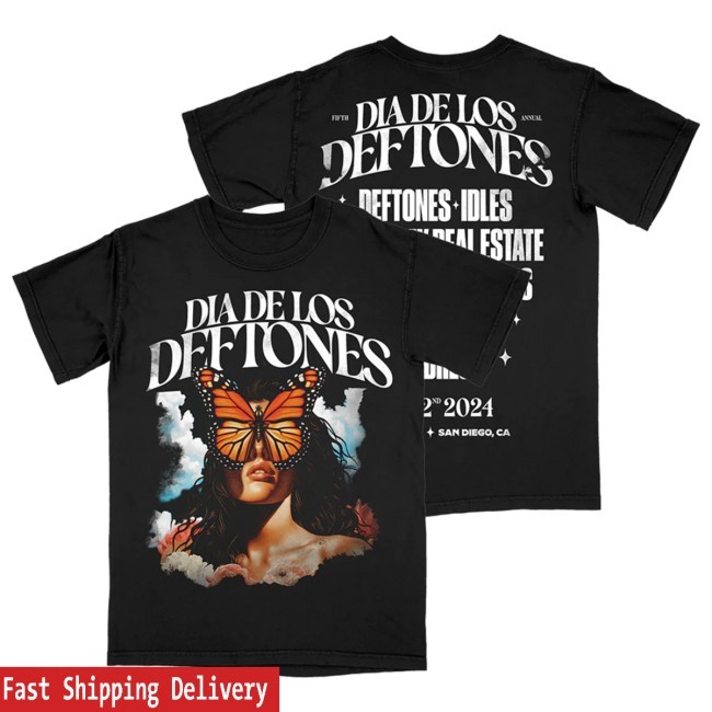 Deftones DDLD '24 Black Admat Tee Official DDLD V Merch