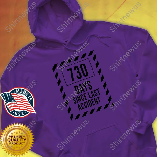 Official Kentucky Ballistics Merch 730 Days Since Last Accident T Shirt Kb Days Without Accident