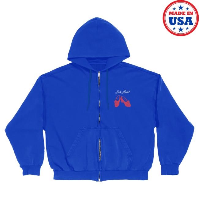 Official Role Model Merch Store Role Model Blue No Place Like Tour Zip-Up Hood