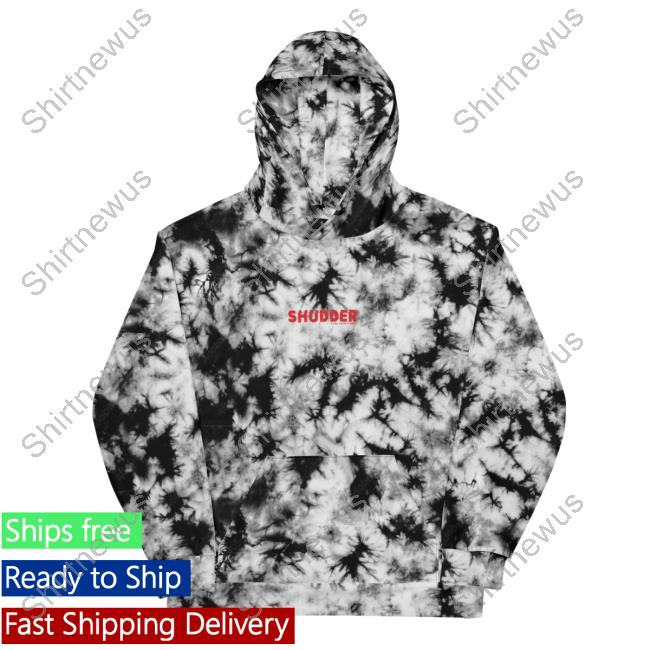 Official Amc Tv Shop Shudder Logo All Over Print Tie Dye Hoodies 3D Aop