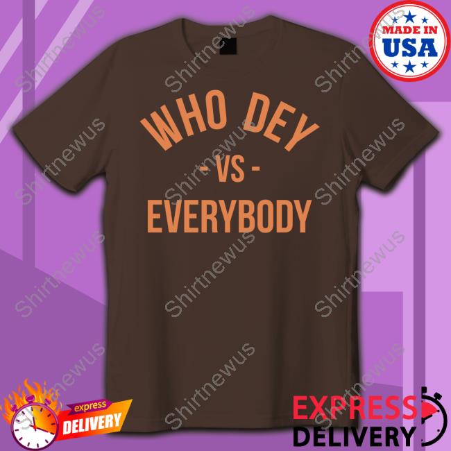 Lfgcincy Merch Who Dey Vs Everybody Crewneck Sweatshirt Drew Garrison