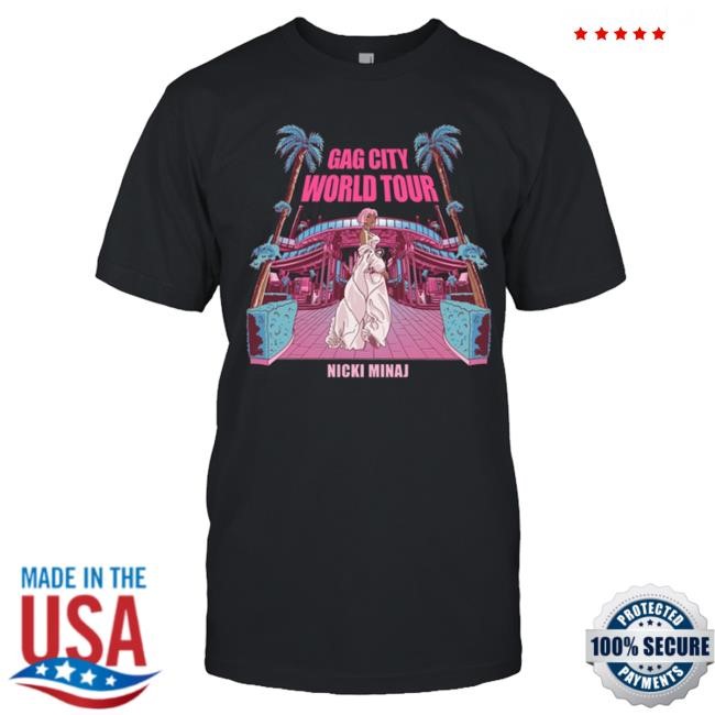 Nicki Minaj GAG City World Tour T Shirt