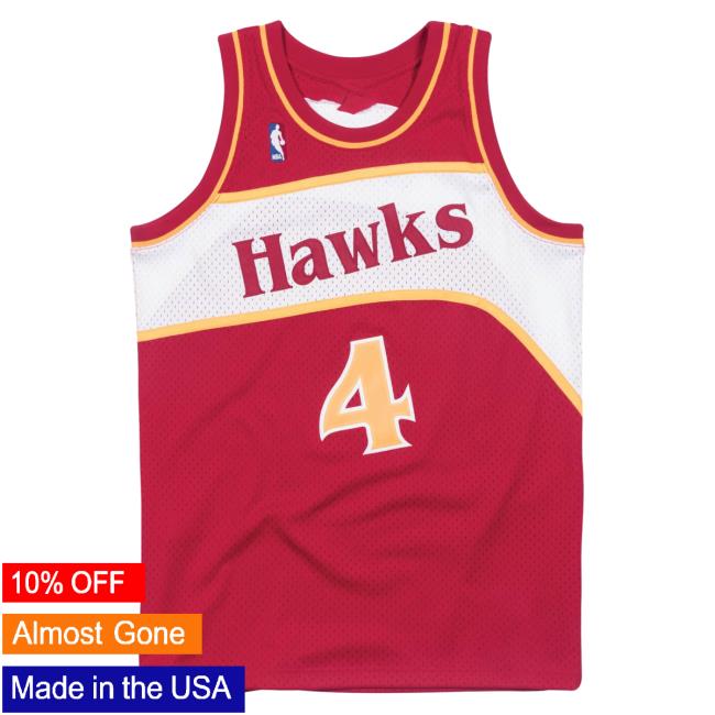 Official Moda3 Mitchell And Ness Hawks Spud Webb '86-87 Road Swingman Jersey Tank Shirt 2023