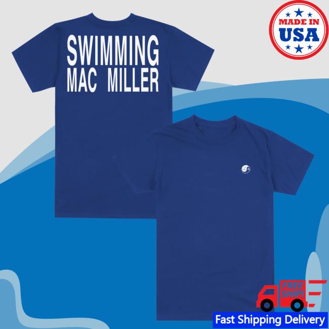 Official Mac Miller Merch Store Mac Miller Swimming Minimalist T-Shirts Mac Miller Clothing Apparel Shop MacMiller