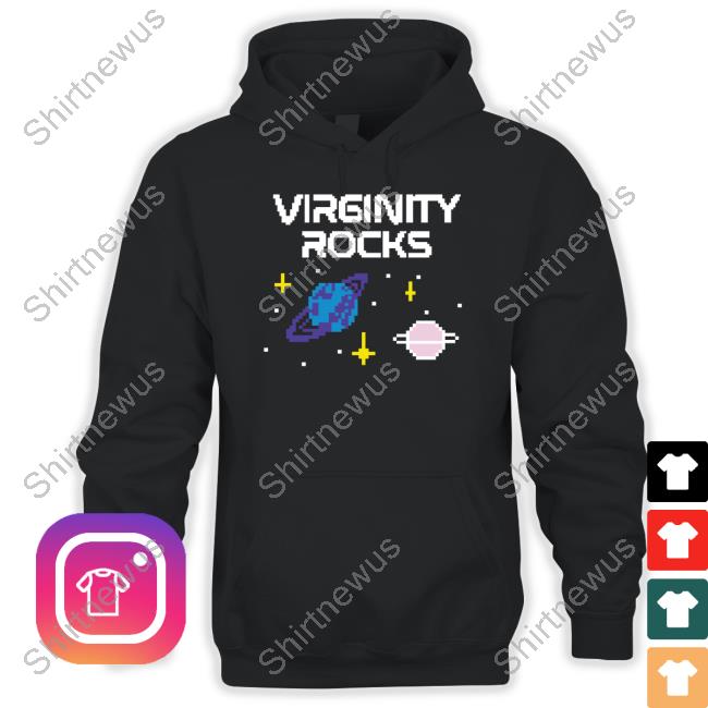 Danny Duncan Merch Virginity Rocks Pixel Space Tee Dannyduncan69