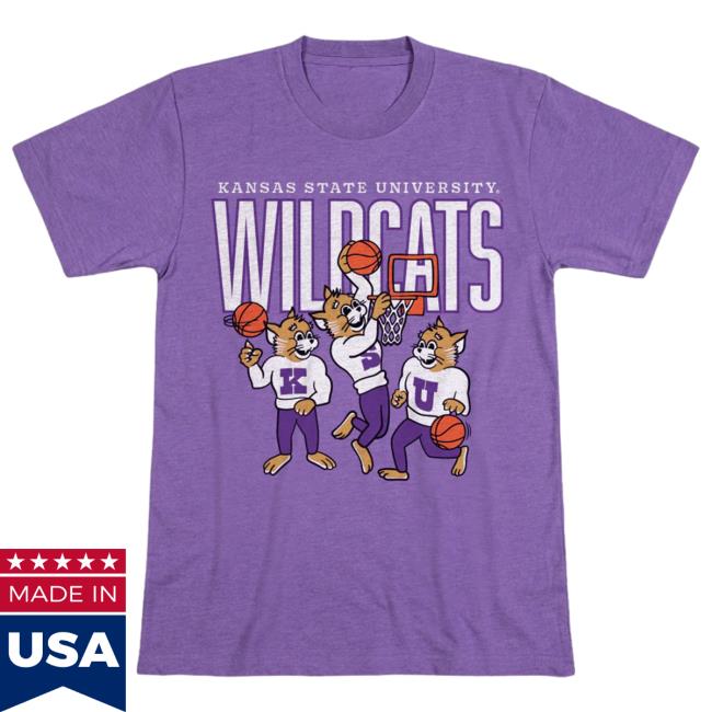 Kansas State Wildcats Ksu Hoops Retro Crewneck Sweatshirt
