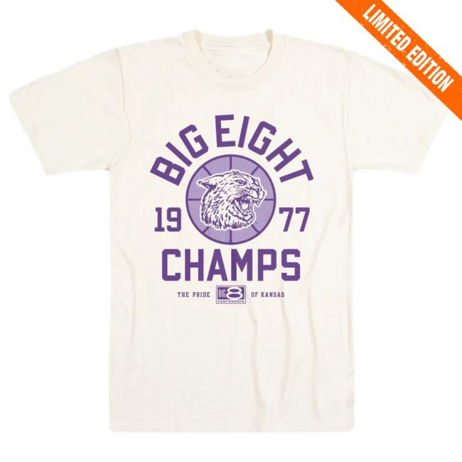 K-State Basketball 1977 Big Eight Champions Shirt 2024