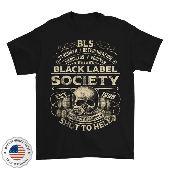 Shot To Hell SDMF S/S Tee Black Label Society Shop