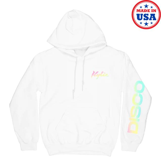 Official Kylie Merch Disco Rainbow Pullover Sweatshirt