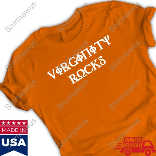 Official Danny Duncan Merch Virginity Rocks Greek Maroon Tee Shirt