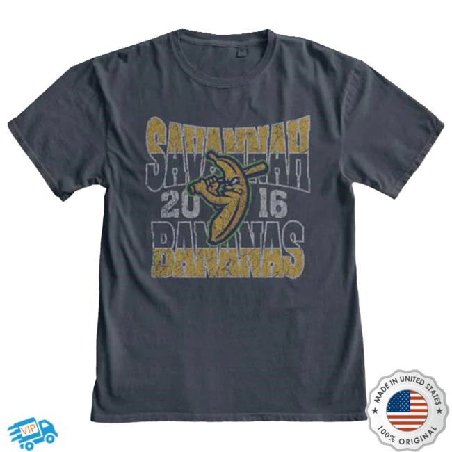 Official Savannah Bananas Merch Store Bananas Blue 84 Side Scroll Shirt SavannahBananas