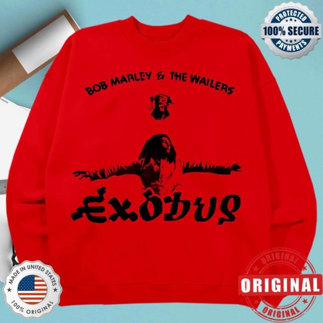 Official Bob Marley Store Shop Bob Marley Exodus Red Pullover Hoodie