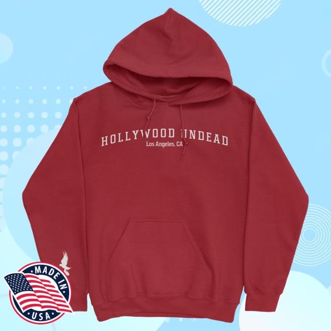 Official Hollywood Undead Merch Store Arc Pullover Hoodie (Red) HollywoodUndead