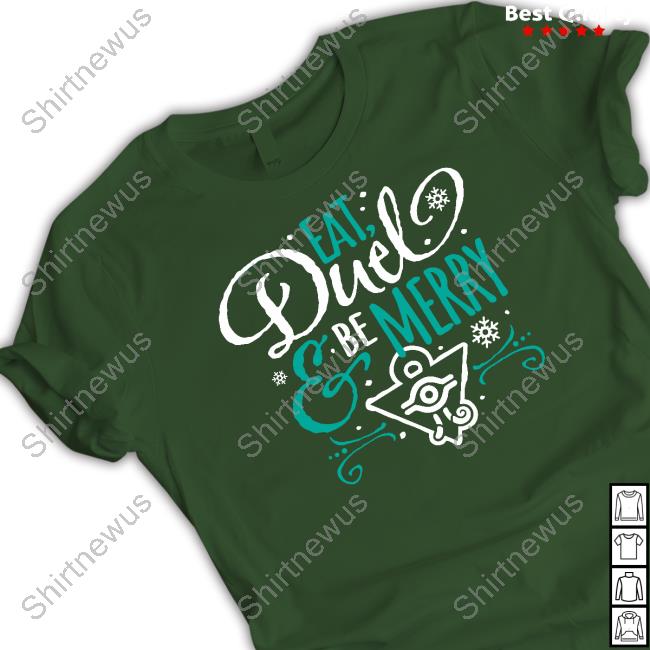 Eat Duel & Be Merry Short-sleeved T-shirt Yugioh Shop